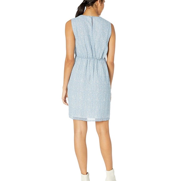 Sam Edelman Women’s Ruffle Mini Dress Soft Blue Size 14 - Picture 2 of 10